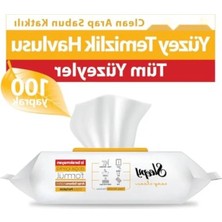 Hakay Arap Sabunu Katkılı Yüzey Temizlik Havlusu & Mendili - 100 Yaprak