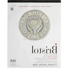 Hakay Bristol Kağıt 2 Katmanlı, Beyaz, 27,9 x 35,6 Cm, 15 Yaprak