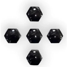 Hakay Siyah Tekerlek Bijon Kapağı, 5 Adet, 1Z0601173, 2013-2017 Uyumlu