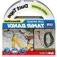 Hakay Ağır Hizmet Tipi 10 Metre Uzunluk Siyah Kanal Tamir Bandı