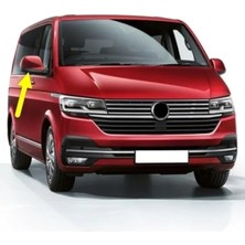 Hakay Sol Dış Dikiz Ayna Alt Kapağı Siyah Renk 2020-2022 Model Transporter Araçlar Için Uygun