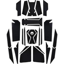 Hakay 28 Parça Kaydırmaz Tank Pad - 6d Karbon