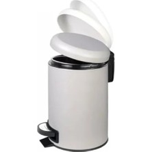 Hakay Paslanmaz Pedallı Çöp Kovası - 12 Lt