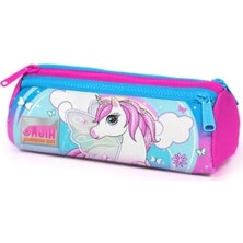 Hakay Üç Bölmeli Kalem Çanta - Farklı Renk ve Desenler