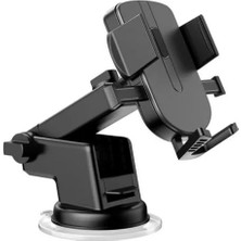 Hakay 360 Derece Dönebilen Vantuzlu Araç Içi Telefon Tutucu