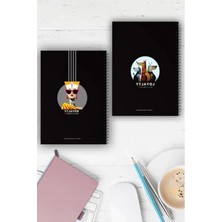 Hakay Ikili A5 Defter Seti - Kareli Perforajlı