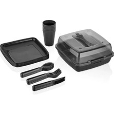 Hakay 32 Parça Piknik Seti - Dayanıklı ve Renkli