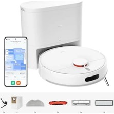 Hakay Beyaz Renk Robot Süpürge, H40 Modeli