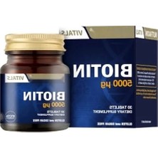 Hakay Biotin Takviye Edici Gıda - 5000 Mcg - 30 Tablet