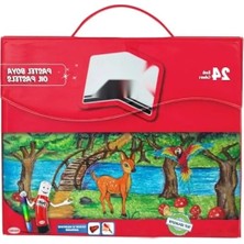 Hakay 24 Renk Çantalı Canlı Pastel Boya – Yumuşak ve Kolay Uygulama