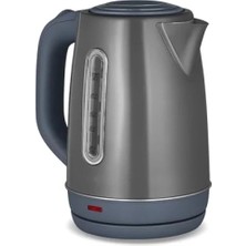 Hakay Paslanmaz Çelik Su Isıtıcı Kettle - 1.8 L, Otomatik Kapanma, Hızlı Kaynatma