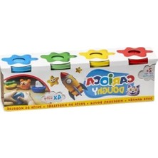 Hakay 4 Renkli Oyun Hamuru Seti - 110 Gram x 4 Parça