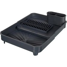 Hakay Açılır Kapanır Bulaşıklık Tabaklık - Su Tahliye Oluklu, Modern Tasarım, Plastik