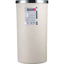 Hakay 30 x 56 cm Kapaklı Bej Çöp Kovası