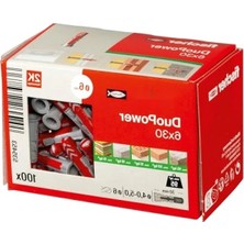 Hakay Duopower 6X30 Dübel Seti - 100 Adet