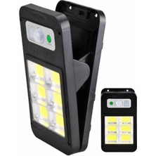 Hakay 6 Led'li Güneş Enerjili Kıskaçlı Sokak Lambası, Hareket Sensörlü