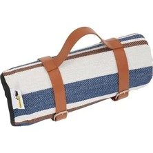 Hakay Su Geçirmez Katlanabilir Piknik Örtüsü 1.2X2M Mavi-Beyaz