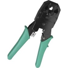 Hakay Üçlü Pense, Rj-45/rj-12/rj-11, Yeşil/siyah