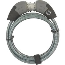 Hakay Şifreli Kablolu Bisiklet Kilidi - 1800MM Uzunluk ve 10MM Çap