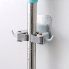 Hakay Duvarda Asılabilir Paspas ve Süpürge Askısı - Mutfak ve Banyo Için Pratik Çözüm