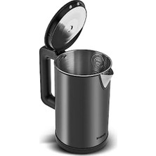 Hakay Paslanmaz Çelik El Yakmaz Su Isıtıcısı - 1.7 L