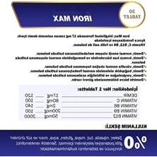 Hakay Demir, C Vitamini, Folik Asit ve B12 Vitamini Içeren Takviye, 30 Tablet