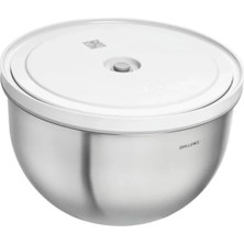 Hakay Vakumlu Saklama Kabı - 24 cm Paslanmaz Çelik