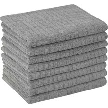 Hakay 3 Adet Mikrofiber Kareli Mutfak Bezi (40X40 Cm)