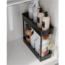 Hakay Çok Amaçlı 2 Katlı Banyo Düzenleyici - Kaydırmaz Taban