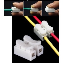 Hakay Vidasız Mandallı Klemens Seti, 2 Pinli, 100 Adet