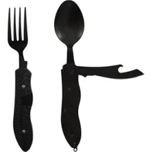 Hakay Katlanabilir Çatal Bıçak Kaşık Seti - Ayrılabilir, 18 cm