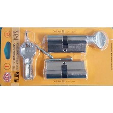Hakay 2'li Set Ortak Anahtarlı Kilit Silindiri, 68 Mm, Güvenli ve Dayanıklı