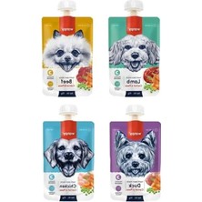 Hakay 4 Çeşit Lezzetli Köpek Et Ezmesi (90 gr x 4 Adet)