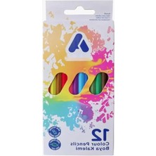 Hakay 12 Renkli Boya Kalemi Seti - Parlak Renkler ve Dayanıklı Uçlar