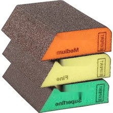 Hakay 3 Parçalı Kombi Zımpara Sünger Seti, Ø 69 x 97 x 26 mm