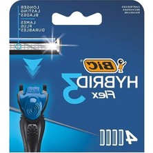 Hakay 4'lü Yedek Tıraş Bıçağı Kartuşu, Nano Teknolojik Titanyum Bıçaklar, E Vitaminli Kayganlaştırıcı Ba