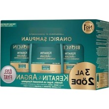 Hakay Keratin ve Argan Yağı Içeren Onarıcı Bakım Şampuanı - 300 ml