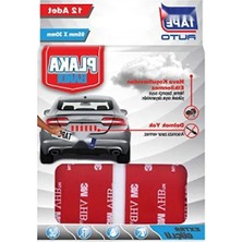 Hakay 3 Metre Uzunluğunda Kırmızı Plaka Yapıştırma Bandı