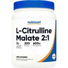 Nutricost L-Citrulline Malate (2:1) Powder (600 Grams).