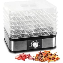 Hakay 5 Raflı Ayarlanabilir Sıcaklıklı Meyve, Sebze ve Et Kurutma Makinesi