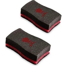 Hakay Şık Siyah Sünger Seti (2 Adet) - Kolay Temizlenebilir