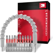 Hakay 11 Parça Bit Seti, 300 mm Esnek Mil ve Kalıcı Mıknatıs