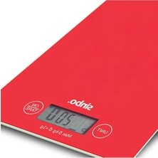 Hakay Dijital Hassas Mutfak Tartısı - LED Göstergeli, Cam Gövdeli