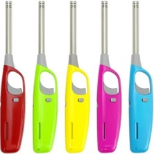 Hakay Uzun Gazlı Çakmak - Güvenlik Kilitli ve Ayarlanabilir Alev