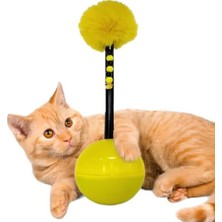 Hakay Xxl Boy Tüylü Zilli Kedi Oyuncağı - 33 cm
