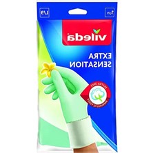 Hakay %100 Doğal Lateks Temizlik Eldiveni - Ekstra Hassas, L Beden