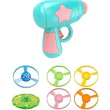 Hakay Kurmalı Fırlatıcı ile Evcil Hayvanlar Için Eğlenceli Işıklı Pervane Seti, 5 Renkli Pervane + 1 Işı