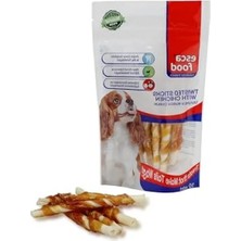 Hakay Tavuklu Burgu Kemik - 12 Cm, 10'lu Paket