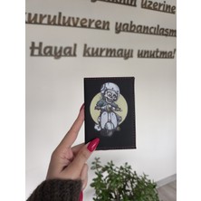Deri Dikişli Motor Baskılı Araç Ruhsat Kılıfı, Koruyucu ve Şık Tasarım