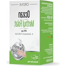 Hakay Kaliteli Methyl Folat Takviyesi, 30 Tablet